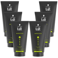 6x 150ml Schwarzkopf Taft Men Marathon Power Gel Hohe Ausdauer radikaler Halt 6