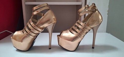 Lack pumps gold 37 - , gr.