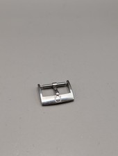 Neu 16mm Authentisch OMEGA Edelstahl Dornschließe Silber  16 94511603