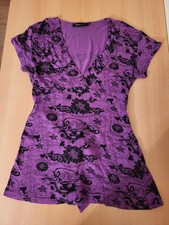 Top Damen Bluse Oberteil lila