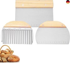 Teigschaber Edelstahl, 3Pcs
