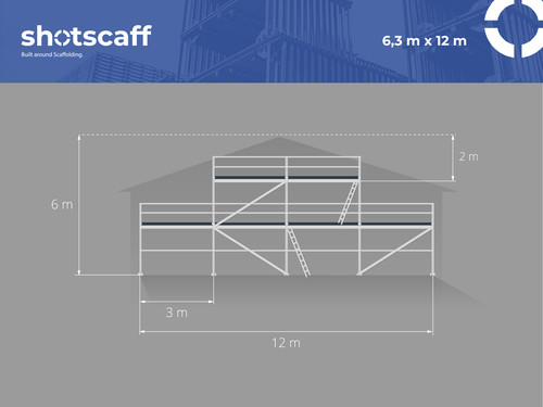 6x12m scaff giebelgerüst - 74,