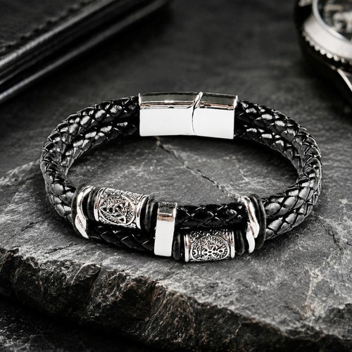 Herren geflochtenes leder - herren,