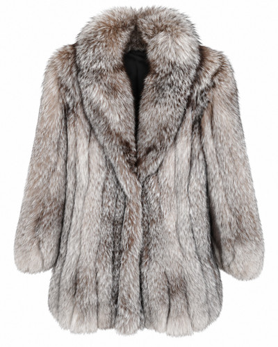 Silberfuchs pelzjacke - silberfuchs, /