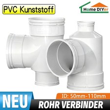 50/75/110mm PVC Klebe Fittings