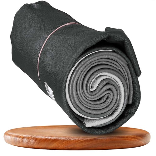 Lederstücke 1kg grau - lederstücke,