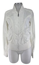 Hooch Windjacke 38 Damen weiß Blouson 100% Polyamid top