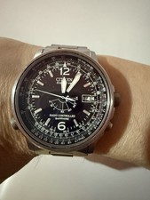 CITIZEN PILOT TITAN SAPHIR FUNKGESTEUERT