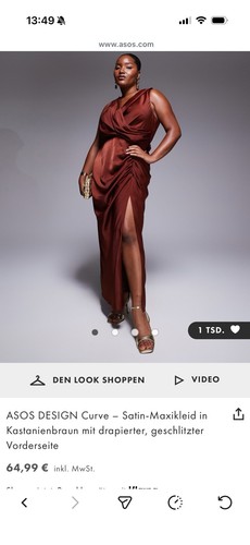 Kleid asos größe - kleid, 46