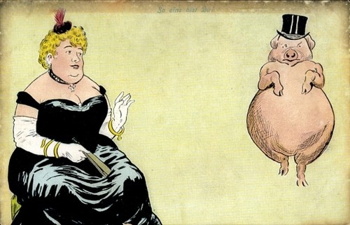 Künstler dicke blonde frau - dicke,