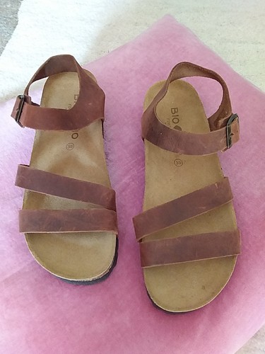 Damen bio sandalen fussbett - sandalen,