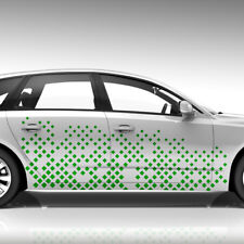 Seitendekor Auto Aufkleber Abstrakt Cyber Pixel Quadrate Sticker Tuning #1302