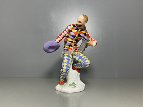 Meissen figur harlekin - meissen,