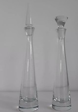 2 Whisky Likör Glaskaraffen Karaffen Karaffe Glaskaraffe wie neu  Glasstöpsel