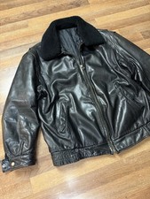 Vintage Lederjacke Aviator /