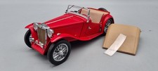 Modellautos 1:24 Franklin Mint MGTC Roadster 1948 rot