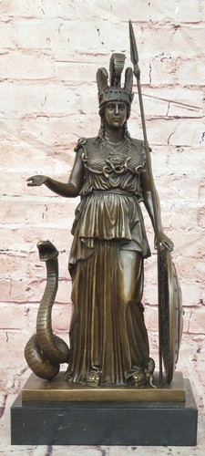 Athena bronze skulptur - athena,