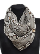 Loop-Schal Seide Baumwolle