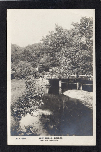 Postkarte brockenhurst bei - brockenhurst,