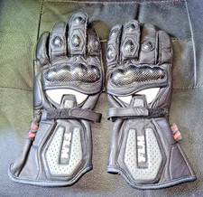 Motorrad Handschuhe FLM Leder Größe L / 10 mit Protektoren