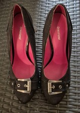 Stöckelschuhe Damen Gr. 39 Schwarz