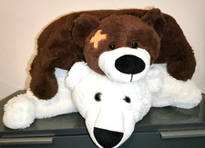 Bären Kissen, Kuschelkissen, Sofakissen, Dekokissen, Tierkissen, Tier, Bären-Duo
