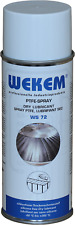 Wekem WS 72 PTFE-Spray Dauertrennmittel Gleit-und Schmiermittel Gummi Holz 400ml