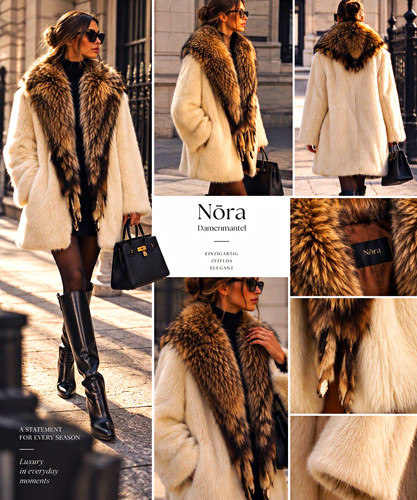 Nöra damen kurz mantel beige - nöra,