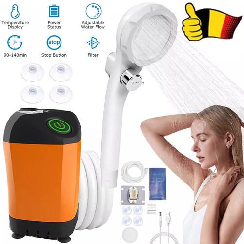 Campingdusche akku mit pumpe - mit,