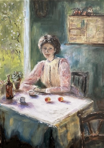 ölgemälde mädchen mit - Ölgemälde,,