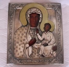 Prächtige Ikone Maria mit