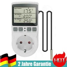 LCD Digitaler Temperaturregler Steckdosen Thermostate für Gewächshaus Bauernhof
