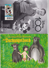 100 Jahre Disney Erinnerungsblatt & 4 TK - Das Dschungelbuch - Postfrisch 
