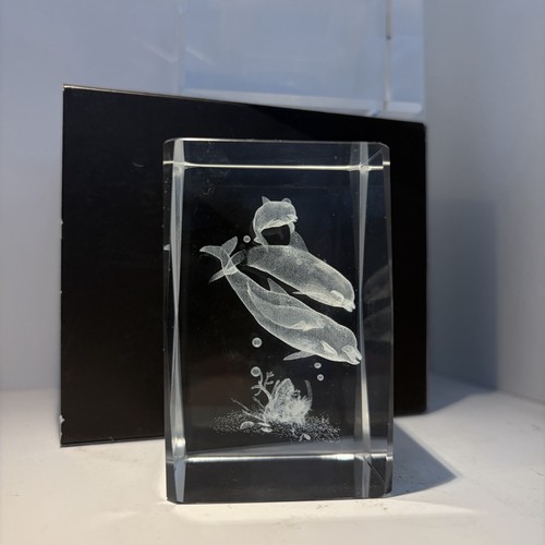 Kristallglasblock hologramm - 3d,