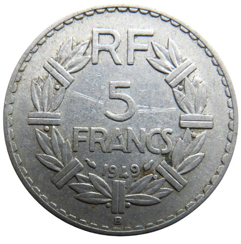 Münze frankreich francs - münze, 5
