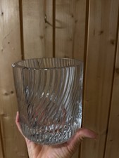 Schwere Glasvase, Windlicht