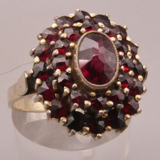 Ring Silber 900 vergoldet