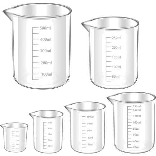 Messbecher set kunststoff - messbecher,
