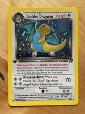 Pokémon Karte - Dunkles Dragoran - 5/82 - 1. Edition - Swirl - Team Rocket