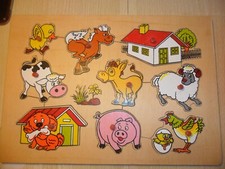Kinderpuzzle bauernhof mit - kinderpuzzle,