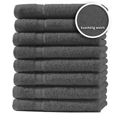 8er Set Gästetücher Handtücher Duschtücher Badetücher Frottee 100% Baumwolle