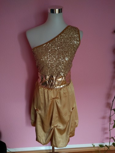 Kleid pailletten gold - pailletten,,