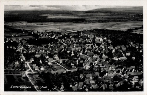 Echterdingen auf den - ak,