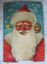 Pop Up Buch Weihnachten Weihnachtsmann original Kubasta um 1960