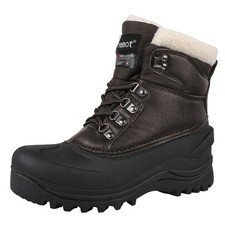 Riemot Wasserdichte Schneestiefel für Erwachsene mit Wärmefutter und Rutschfest