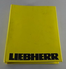 Teilekatalog / Ersatzteilliste Liebherr A 904 Litronic Radbagger Stand 09/1999