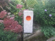 Gartensteckdose Granit Stele