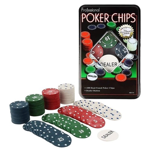 Profi poker set 100 chips - poker,