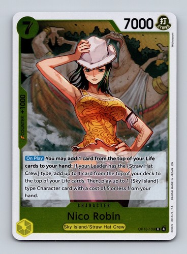 Tcg one piece - piece, robin