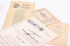 Konvolut Prospekte Sachsen Letzter Dreier Freiberg Saulied Nachtschicht 1924 etc